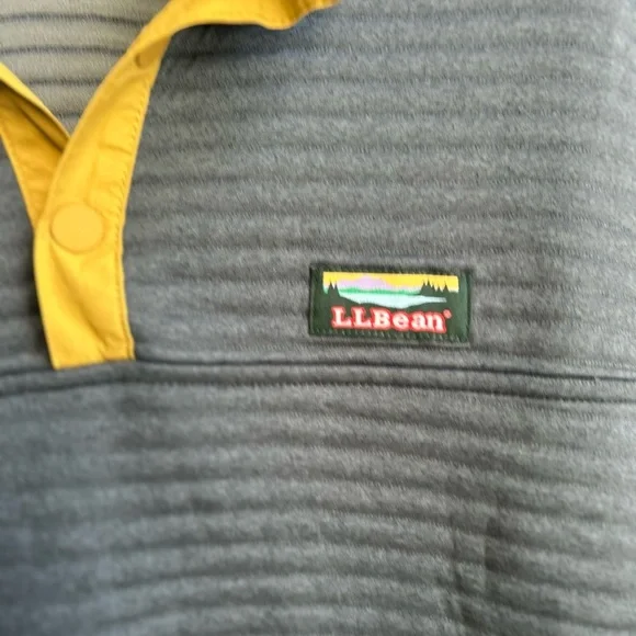 L.L. Bean Airlight Knit Pullover Sweatshirt Size Men's Med Gorpcore Hiking Cozy - Picture 3 of 7